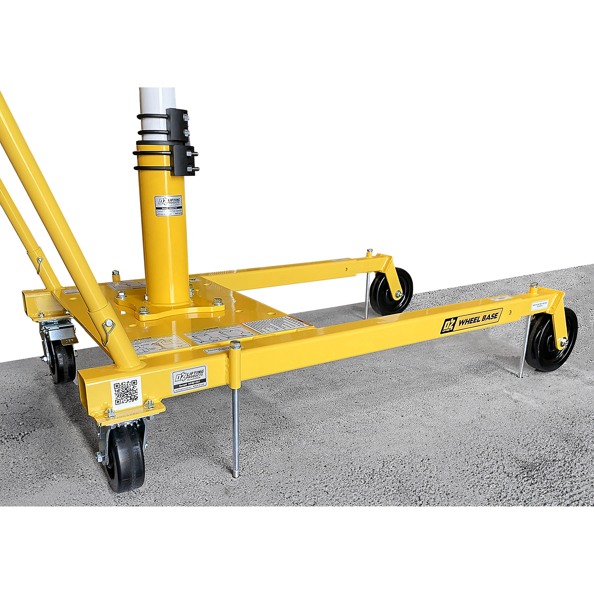OZ Lifting Products, Floor-anchor kit, for use with OZ Wheel Bases, Model # OZ100027